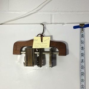 Vintage Wooden Organizer for Ties or Scarfs